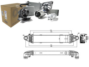 Intercooler Mercedes C (c204) C T-model (s204) C (