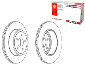 Tarcze Hamulcowe 2szt. Chrysler 300 C 300c Lancia