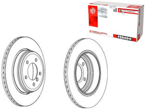 Tarcze Hamulcowe 2szt Bmw 5 (e60) 5 (e61) 6 (e63)