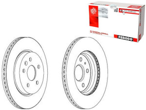 Tarcze Hamulcowe 2szt Cadillac Xts Chevrolet Camar