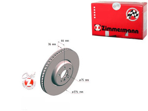 Tarcze Hamulcowe 2szt Bmw 7 F01.f02. F03.f04 08- P