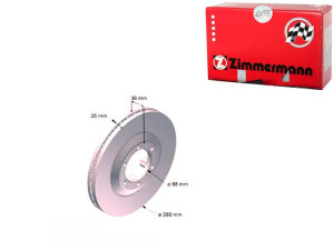 Tarcze Hamulcowe 2szt Opel Frontera 95-04 (+abs) Z