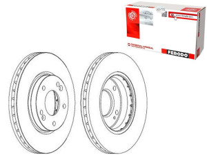 Tarcze Hamulcowe 2szt Hyundai Galloper I Highway S