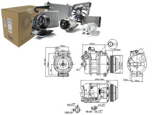 Sprężarka Klimatyzacji Bmw 3 (e46) X3 (e83) 2.0-3.
