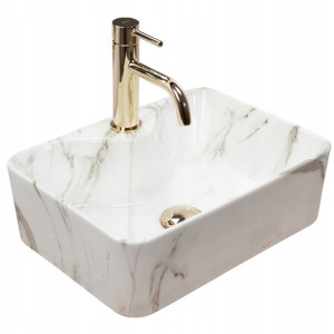 Umywalka Ceramiczna Nablatowa REA KELLY MINI AIAX