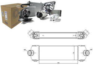 Intercooler Ford Transit Transit Tourneo 2.2d/2.4d