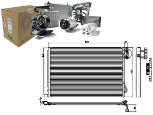 Skraplacz Klimatyzacji Bmw 1 (e81) 1 (e82) 1 (e87)