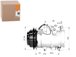 Sprężarka Klimatyzacji Mitsubishi Pajero 00-06 Nrf