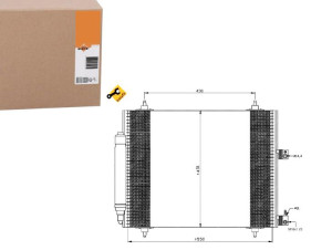 Skraplacz Klimatyzacji Citroen C8 Peugeot 807 Nrf