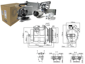 Sprężarka Klimatyzacji Mercedes Sprinter 3 5-t (90