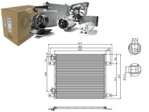 Skraplacz Klimatyzacji Daf 75 Cf Cf 65 Cf 75 Cf 85