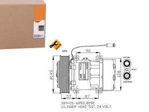 Sprężarka Klimatyzacji Rvi Premium Premium 2 Dci11