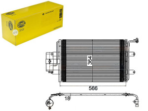 Skraplacz Chłodnica Klimatyzacji [hella]