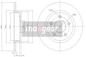 Tarcza hamulcowa MAXGEAR 19-1226 1223543