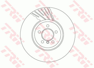 Tarcza hamulcowa TRW DF6614S 34116785676