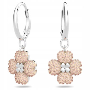 SWAROVSKI - Kolczyki Latisha Pink Drop RHS