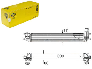 Intercooler Chłodnica Powietrza Doładowującego [hella]