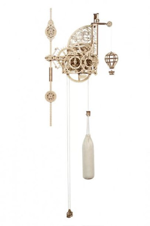 Ugears Aero Clock Model Drewniany Puzzle 3d Mechan