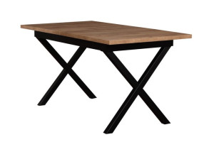Stół rozkładany 160-200x80  LOFT metalowe nogi krzyże