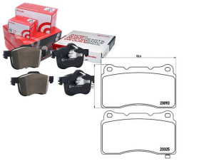 Klocki Hamulcowe Subaru Impreza 01- 2.0 Wrx Sti Br