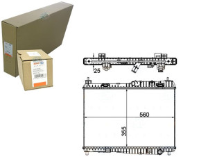 Chłodnica Silnika Behr Hella 1516267 1548603 8v518