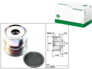 Koło Pasowe Alternatora Vw 1,0-1,6 09- Ina