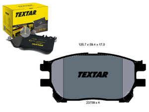 Klocki Hamulcowe Toyota Przód Previa 03- Textar