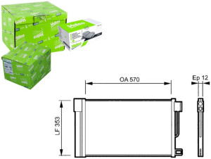 Skraplacz Klimatyzacji Opel Corsa D Fiat Grande Pu