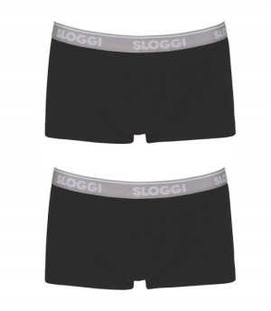 2x Majtki męskie Sloggi Go ABC Czarne r.XL
