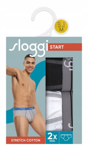 2X Majtki męskie Sloggi Men 2x Midi Start L