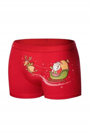 Bokserki męskie świąteczne Santa'S S 007/67 XXL
