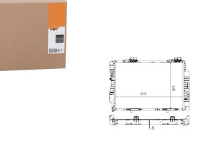 Chłodnica Silnika Mercedes C (w202) 2.8/3.6 05.93-