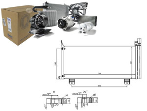Skraplacz Klimatyzacji Lexus Rx 3.5h 12.08-10.15 N