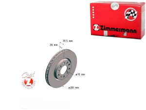 Tarcze Hamulcowe 2szt Alfa Romeo Giulietta 10- Zim