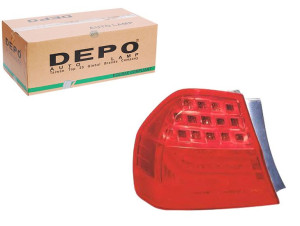 Lampa (kolor Kierunkowskazu Czerwony Kolor Szkła C