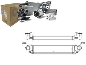 Intercooler Mercedes C (cl203) C T-model (s203) C