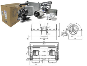 Dmuchawa 24v Volvo Fh Fh 12 Fh 16 Fm Fm 12 Fm 9 Fm