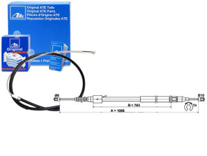 Linka Hamulca Ręcznego Opel Corsa C Tigra 1.0-1.8