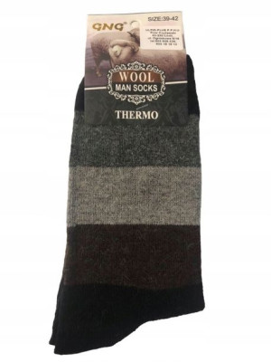 Skarpetki męskie wełna thermo GNG 39-42