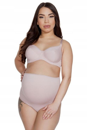 Figi damskie ciążowe Mama Belly Mitex Pink r.S