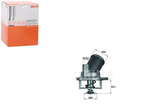 Termostat Opel 92c Zafira Astra Behr