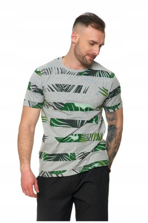 Moraj T-Shirt Koszulka Krótki Rękaw w liście - 3XL