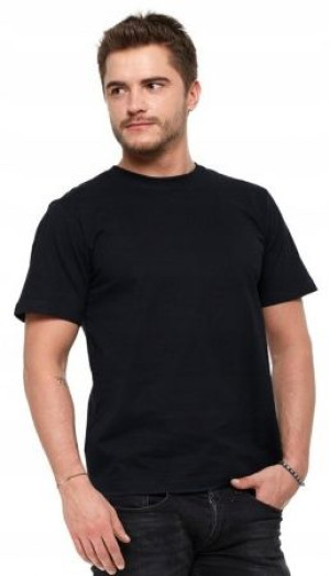 Moraj T-Shirt Czarna Koszulka Krótki Rękaw - L
