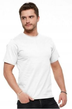 Moraj T-Shirt Biała Koszulka Krótki Rękaw - L