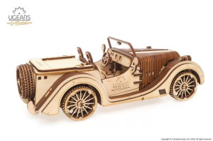 Ugears Roadster Model Drewniany Puzzle 3d Mechanic