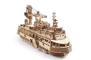 Statek Ugears Model Mechaniczny Puzzle3d Drewniane