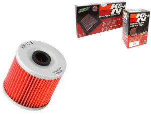 Filtr Oleju Moto. Wkład Kawasaki Klr 250 650 Bj 25