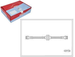 Przewód Hamulcowy Giętki Fiat Cinquecento 91-98 T