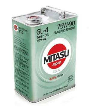 Mitasu Gear Oil Gl-4 75w-90 Synthetic Blended Mj-443 4l