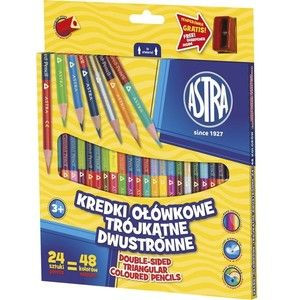 Kredki Dwustronne VISION 24 kredki ASTRA